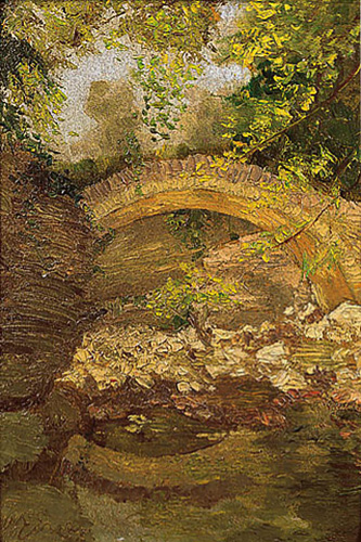 bridge in the woods